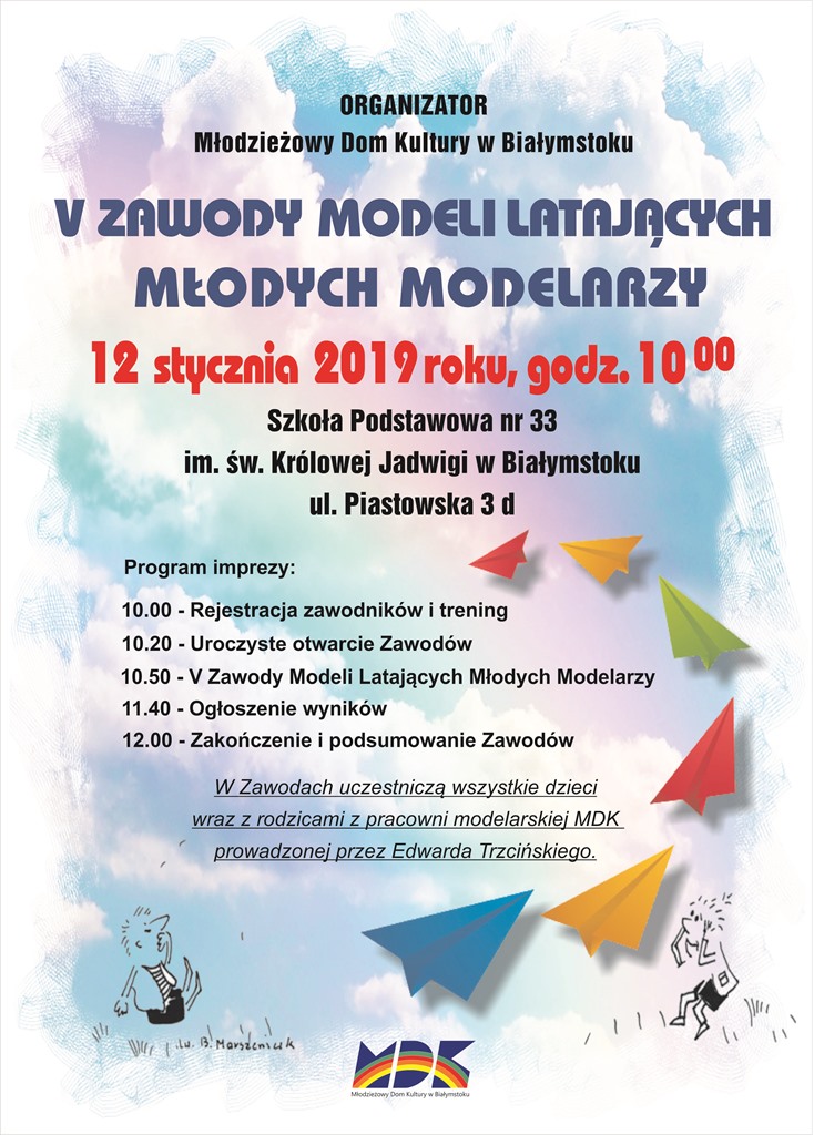 Afisz Zawody Modeli Latających 2019