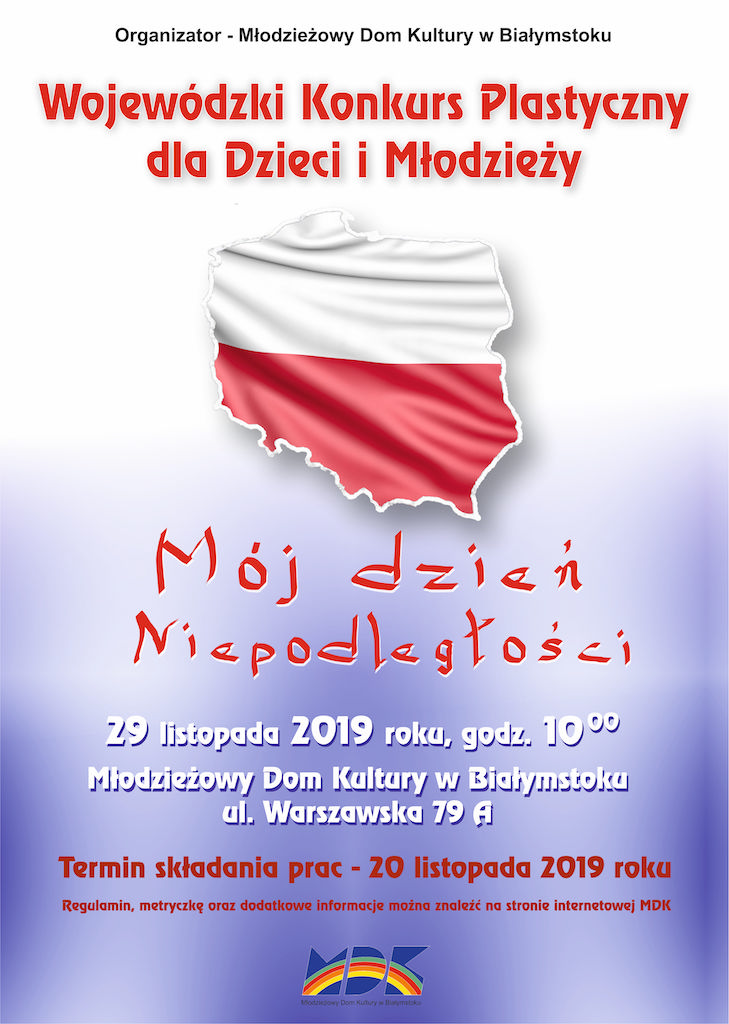 Afisz Moj dzien niepodległosci