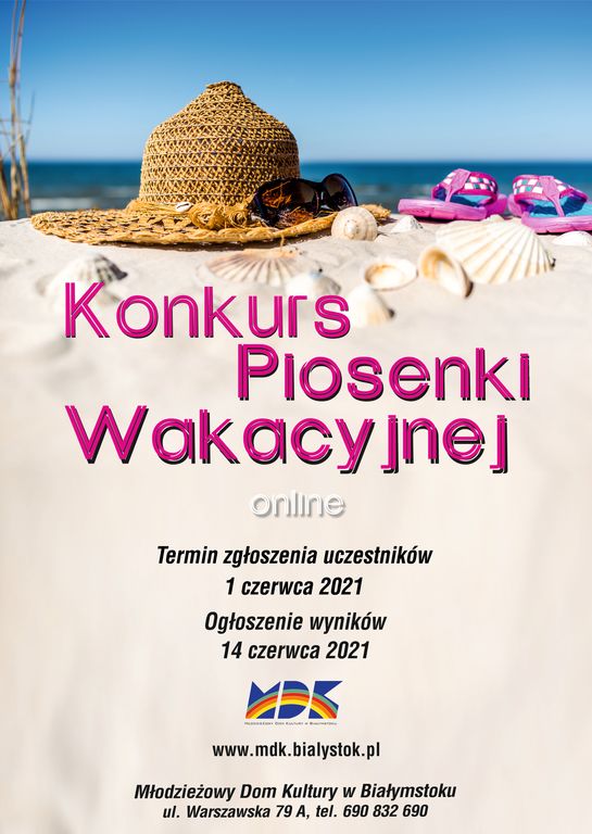 afisz Piosenka Wakacyjna 2021