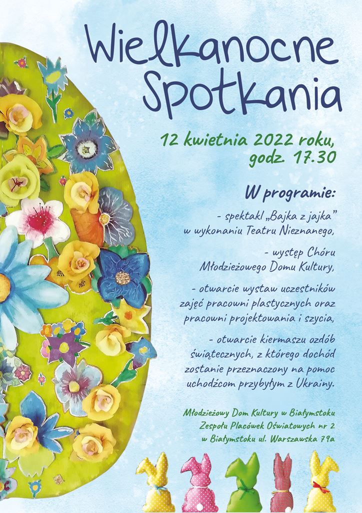 01a Wielkanocne Spotkania plakat ogolny 2022 strona MDK