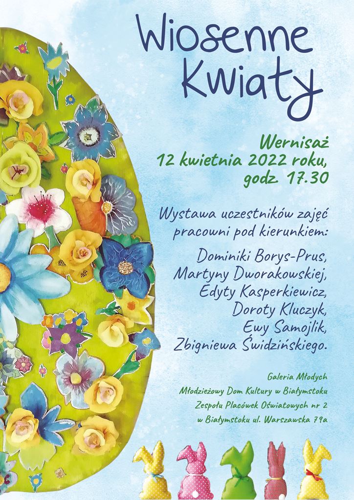 02a Wielkanocne Spotkania plakat 2022 Galeria Młodych strona MDK
