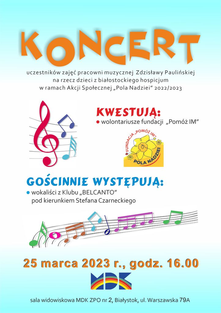 Koncert Zdzisi Plakat A4