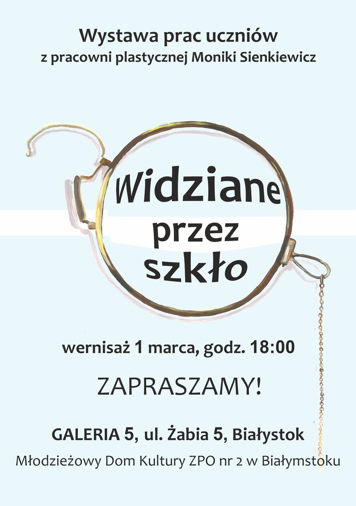 DRUK OK plakat Widziane przez