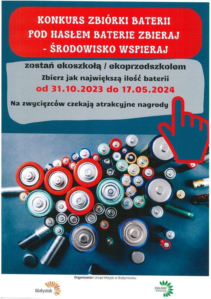 plakat zbiorka baterii 2024