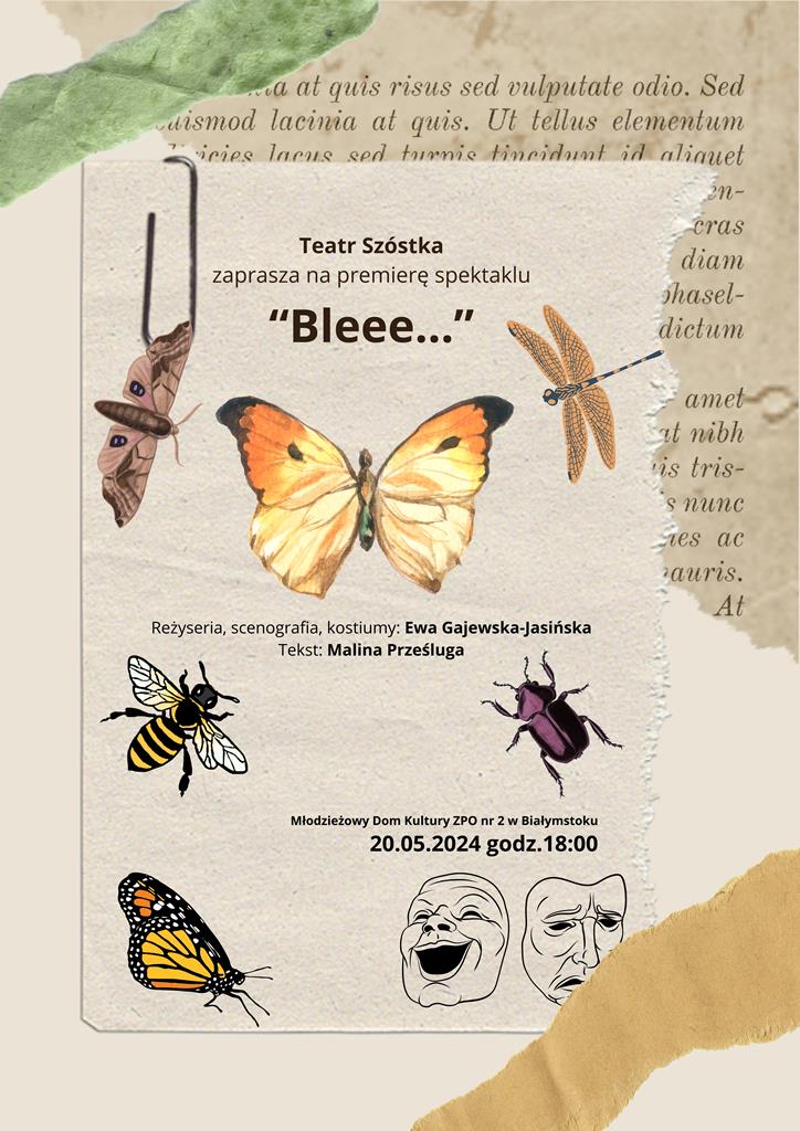 Bleee plakat A4