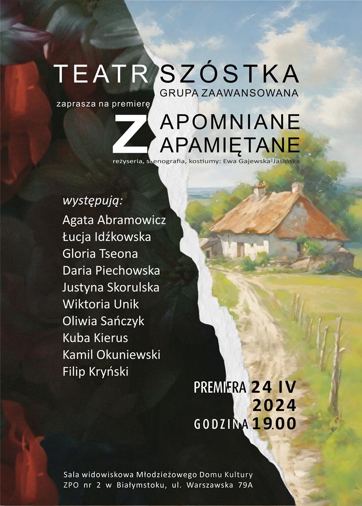 2024 Zapomniane Plakat