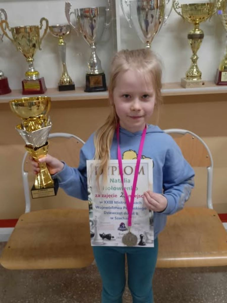 Natalia na podium 