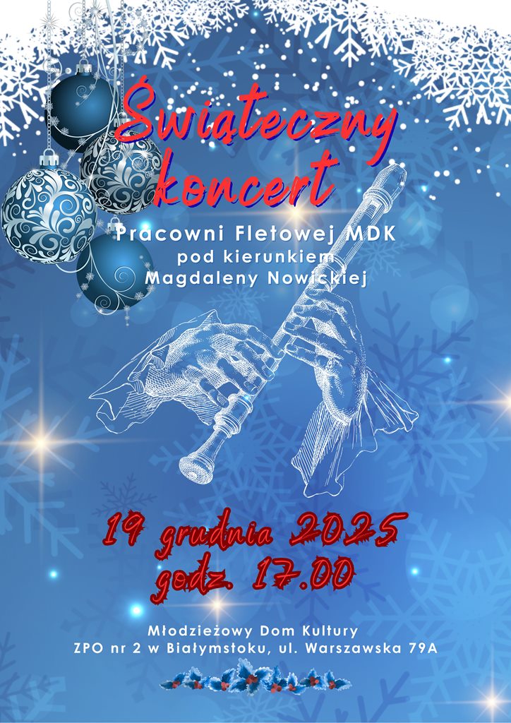 Plakat Koncert Nowicka