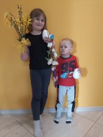 4. "Palmy wielkanocne " Julitki i Mateusza
