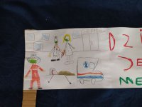 2. Podziękowania dla medyków od Hani , Oli i Ani