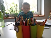 21. "Przybornik na kredki" Emil S.